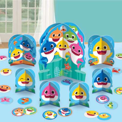 Baby Shark Table Decorating Kit - Click Image to Close